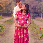 maternity pregnancy photography, outdoor, husband posing with pregnant wife, love, care, anubhavshaphotography
