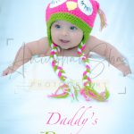 newborn infant photography, indoor home, props, anubhavshaphotography, baby with colourful cap