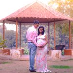 maternity pregnancy photography, outdoor, pregnant wife posing with husband, love, posing, care, anubhavshaphotography
