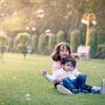 sibling photoshoot outdoor, Delhi, 1 year boy, 6 years girl, laughing, playing, anubhavshaphotography