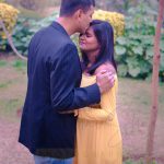 maternity pregnancy photography, outdoor, man kissing wife's forehead, love, posing, care, anubhavshaphotography