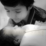 sibling photoshoot indoor, meerut, newborn baby boy, 4 years boy, looking each other, anubhavshaphotography