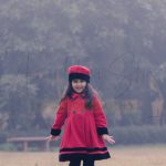 6 years poser baby photography, garden, props, girl in red dress, posing, anubhavshaphotography