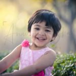 2 years poser baby photography, garden, props, girl in pink dress, posing, anubhavshaphotography