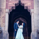 pre wedding couple photography, historical monuments, man posing with wife in tomb, love, posing, anubhavshaphotography