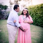 maternity pregnancy photography, outdoor, pregnant wife posing with husband, love, posing, care, anubhavshaphotography