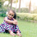 5 years poser baby photography, garden, props, girl in floral dress, flower in hairs, anubhavshaphotography
