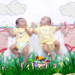 1 year twins baby photography, indoor, home, props, wash hanging theme, happy, playing, enjoying, anubhavshaphotography