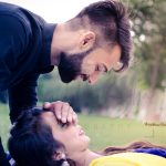 pre wedding photography, boy closing girl's eyes with love, surprise, anubhavshaphotography