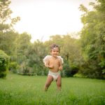 1 year poser baby photography, outdoor, garden, props, angel theme wings, tiara, anubhavshaphotography