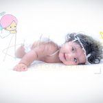 1 year poser baby toddler photography, home, props, girl with wings, tiara, angels theme, anubhavshaphotography